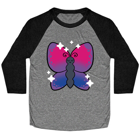 Bisexual Butterfly Baseball Tee