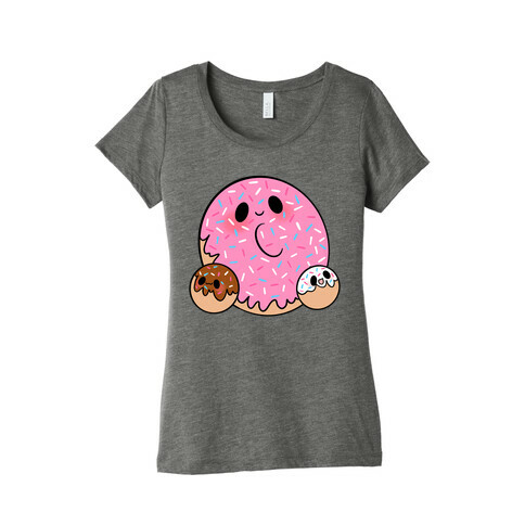 Kawaii Donut & Friends Womens T-Shirt