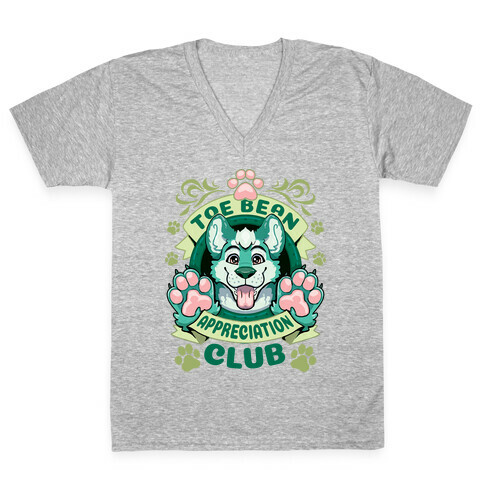 Toe Bean Appreciaton Club V-Neck Tee Shirt