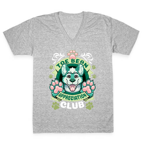 Toe Bean Appreciaton Club V-Neck Tee Shirt