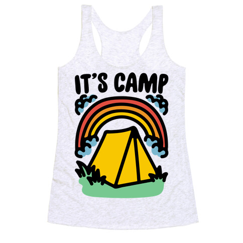 It's Camp Racerback Tank Top