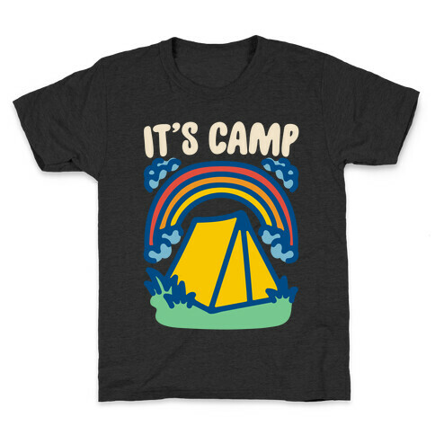 It's Camp White Print Kids T-Shirt