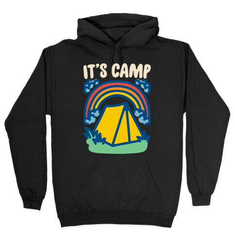It's Camp White Print Hooded Sweatshirt