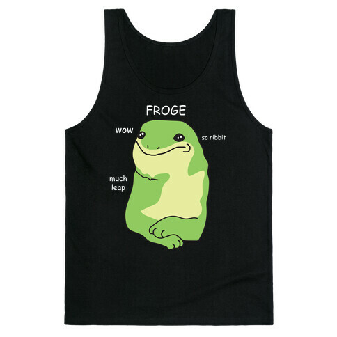 Froge Frog Doge Tank Top