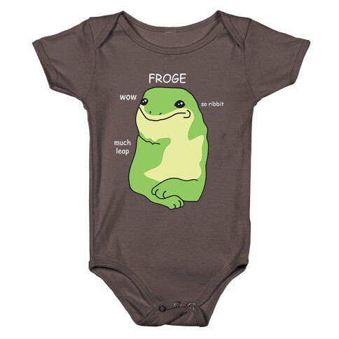 Froge Frog Doge Baby One-Piece