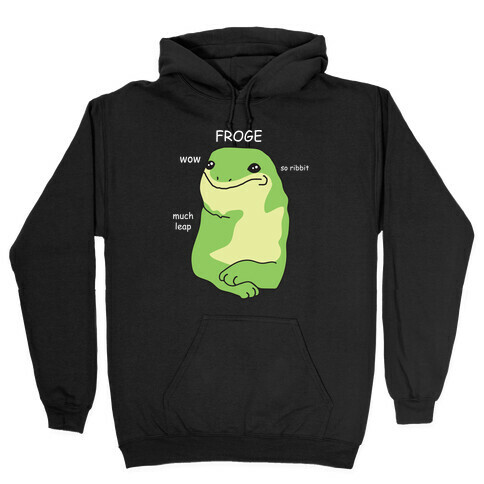 Froge Frog Doge Hooded Sweatshirt