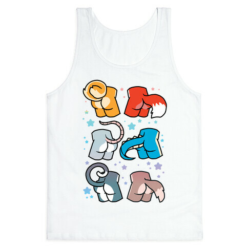 Assorted Furry Butts Tank Top