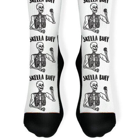 Skella Buff Skeleton Sock