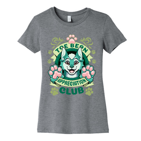 Toe Bean Appreciaton Club (Cat Ver.) Womens T-Shirt