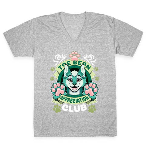 Toe Bean Appreciaton Club (Cat Ver.) V-Neck Tee Shirt