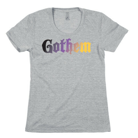 Gothem (Goth Them) Womens T-Shirt