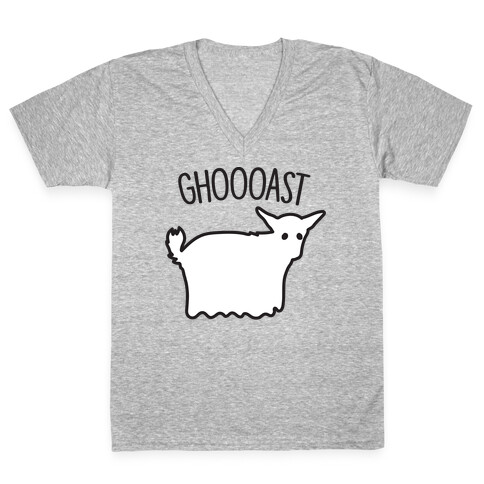 Ghoast Goat Ghost V-Neck Tee Shirt