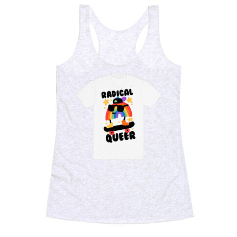 Radical Queer Rainbow Racerback Tank Top