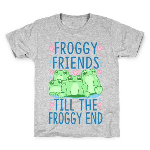 Froggy Friends Till The Froggy End Kids T-Shirt