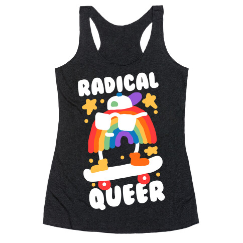 Radical Queer Rainbow Racerback Tank Top