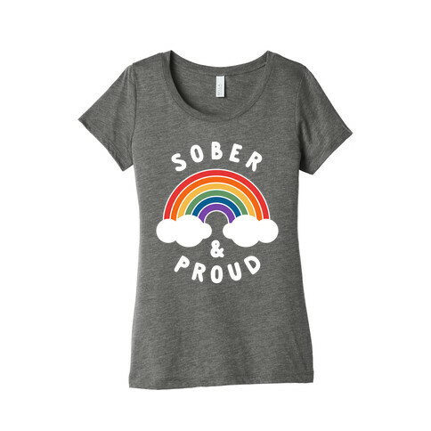 Sober And Proud Womens T-Shirt