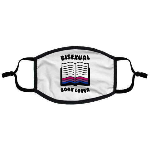 Bisexual Book Lover Flat Face Mask