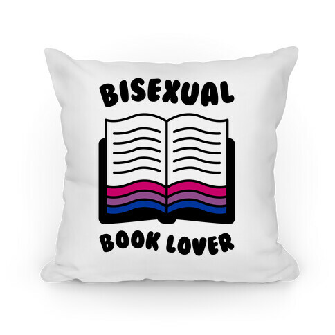 Bisexual Book Lover Pillow