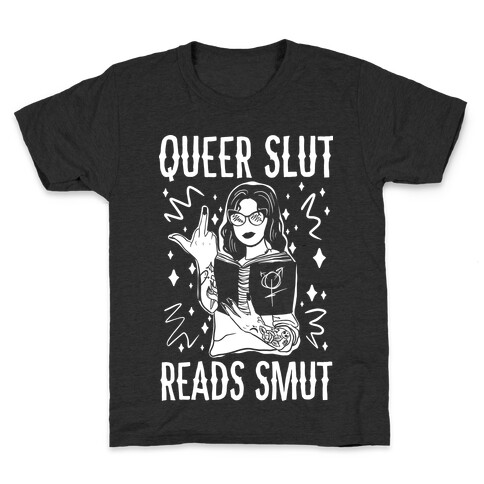 Queer Slut Reads Smut Kids T-Shirt