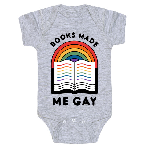 Books Made Me Gay Baby One-Piece