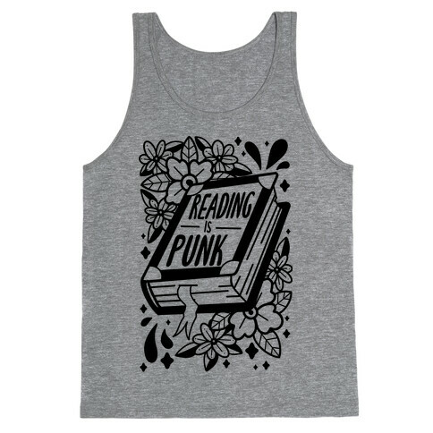 Reading Is Punk Book Tank Top