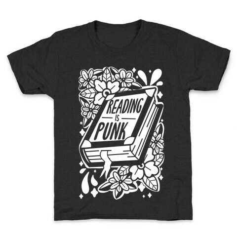 Reading Is Punk Book Kids T-Shirt