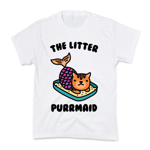 The Litter Purrmaid Kids T-Shirt