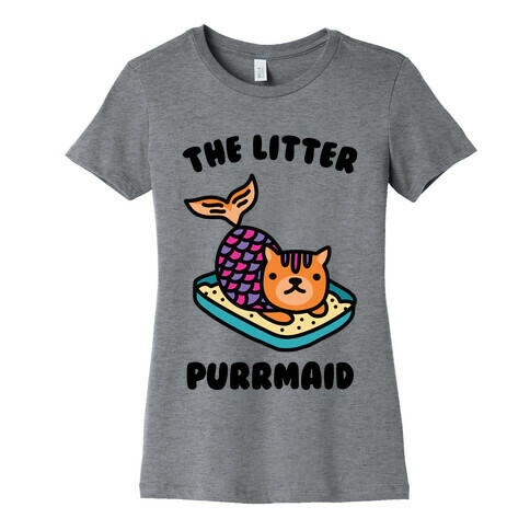 The Litter Purrmaid Womens T-Shirt