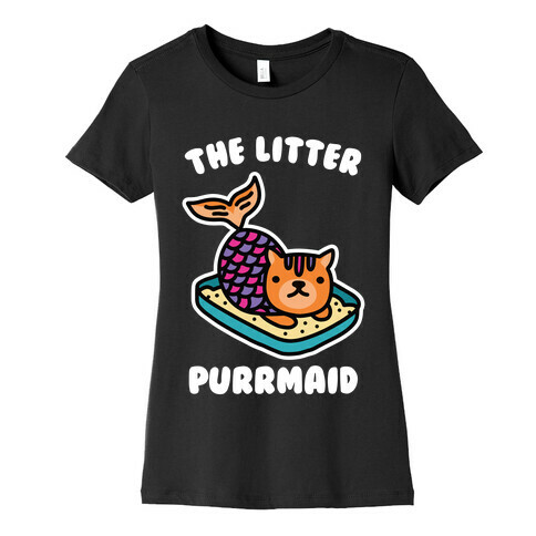 The Litter Purrmaid Womens T-Shirt