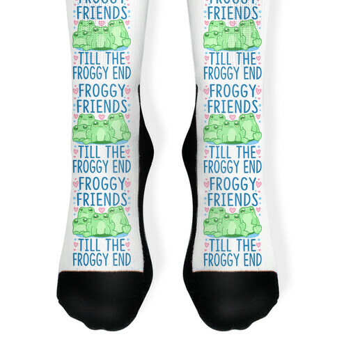 Froggy Friends Till The Froggy End Sock