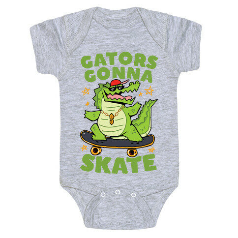 Gators Gonna Skate Baby One-Piece