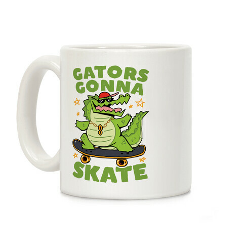 Gators Gonna Skate Coffee Mug