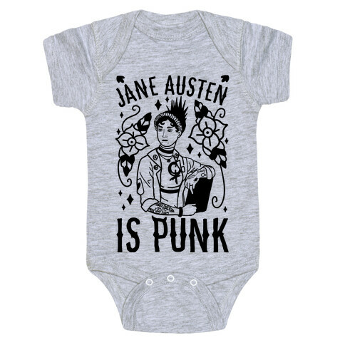 Jane Austen Is Punk Baby One-Piece