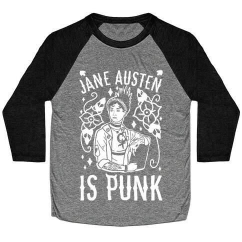 Jane Austen Is Punk Baseball Tee