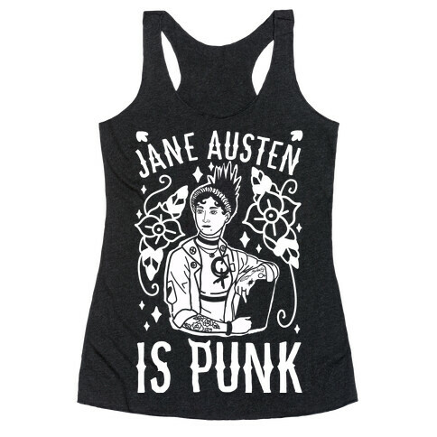 Jane Austen Is Punk Racerback Tank Top