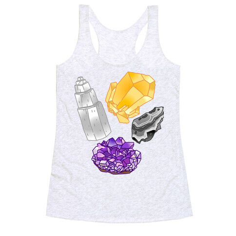 Enby Crystals Racerback Tank Top