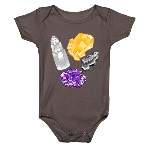 Enby Crystals Baby One-Piece