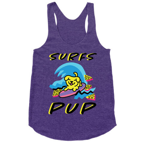 Surfs Pup Racerback Tank Top