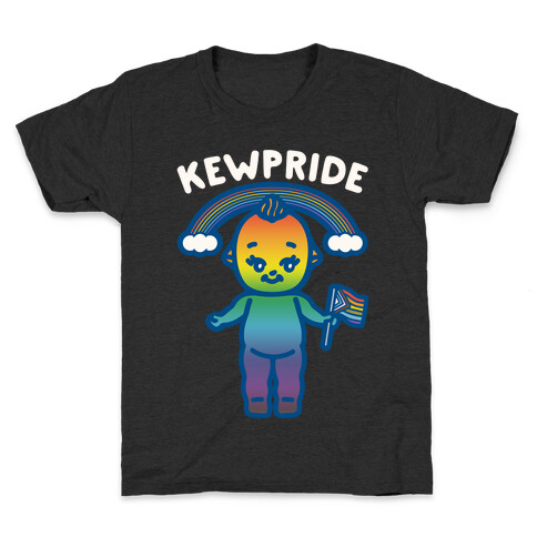 Kewpride White Print Kids T-Shirt