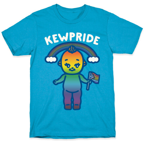 Kewpride White Print T-Shirt