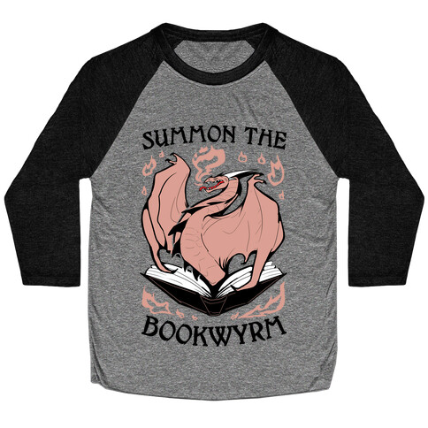 Summon The Bookwyrm Baseball Tee