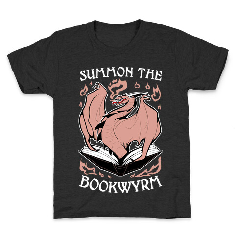 Summon The Bookwyrm Kids T-Shirt