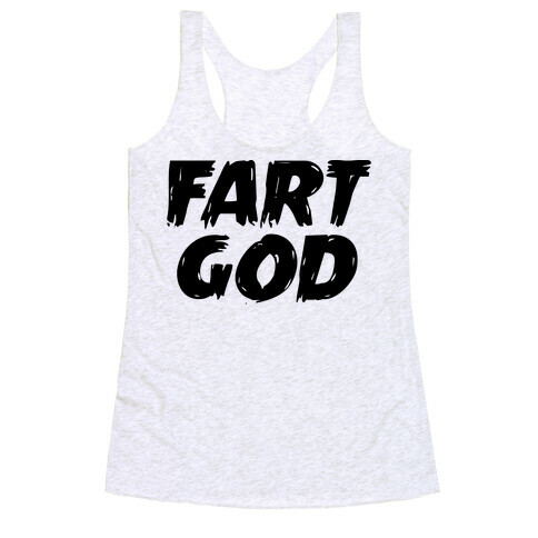 FART GOD Racerback Tank Top