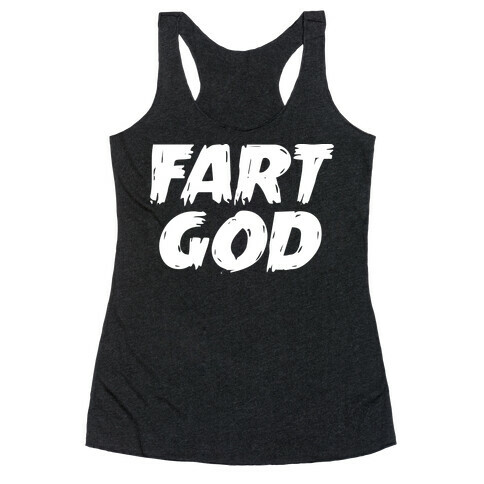 FART GOD Racerback Tank Top