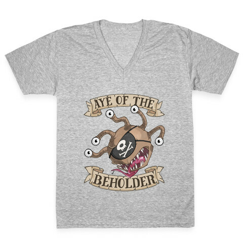 Aye Of The Beholder V-Neck Tee Shirt