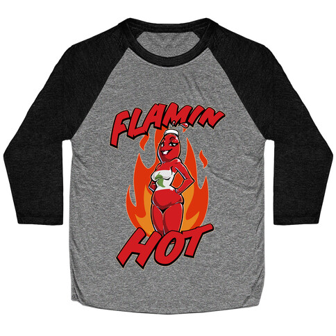 Flamin' Hot Sexy Hot Sauce Baseball Tee