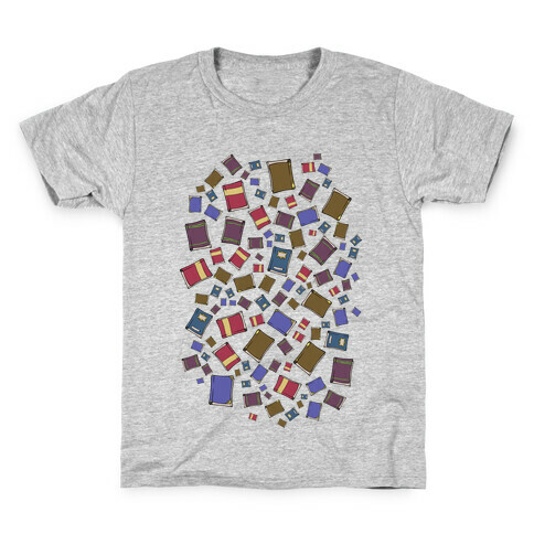 Book Collection Pattern Kids T-Shirt