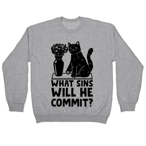 What Sins Will He Commit? Cat Pullover