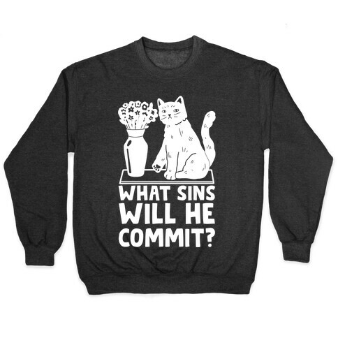 What Sins Will He Commit? Cat Pullover