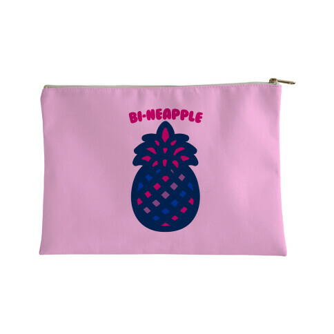 Bi-Neapple Bisexual Pride Pineapple Parody White Print Accessory Bag